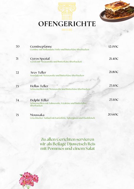 Foto Speisekarte Seite 13