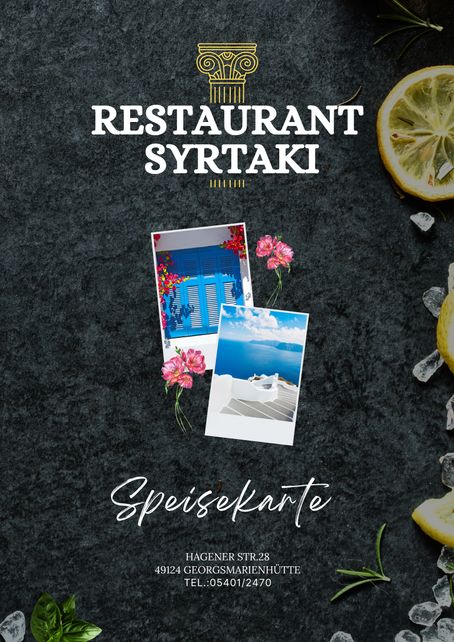 Foto Speisekarte Seite 1