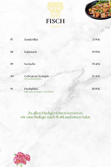 Foto Speisekarte Seite 16