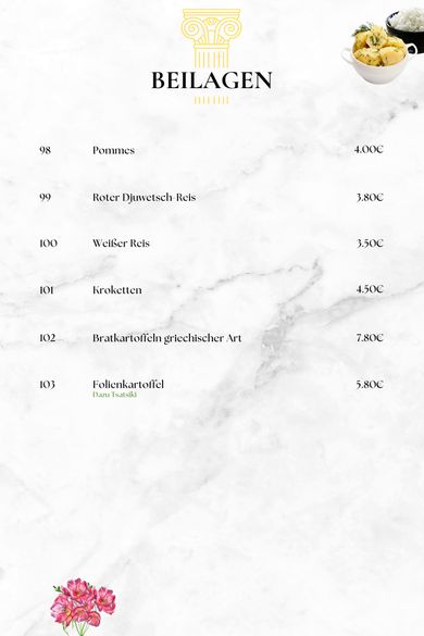 Foto Speisekarte Seite 18