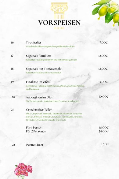 Foto Speisekarte Seite 5