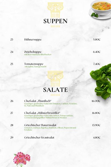 Foto Speisekarte Seite 6